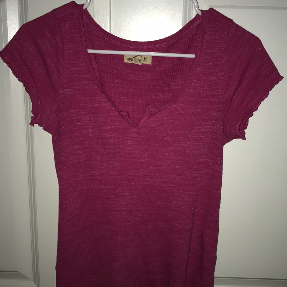 Tight fit pink tee shirt